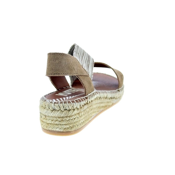 Alpargatas Viguera zapatos Mujer modelo Vitelo Marrón 