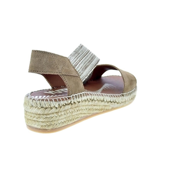 Alpargatas Viguera zapatos Mujer modelo Vitelo Marrón 