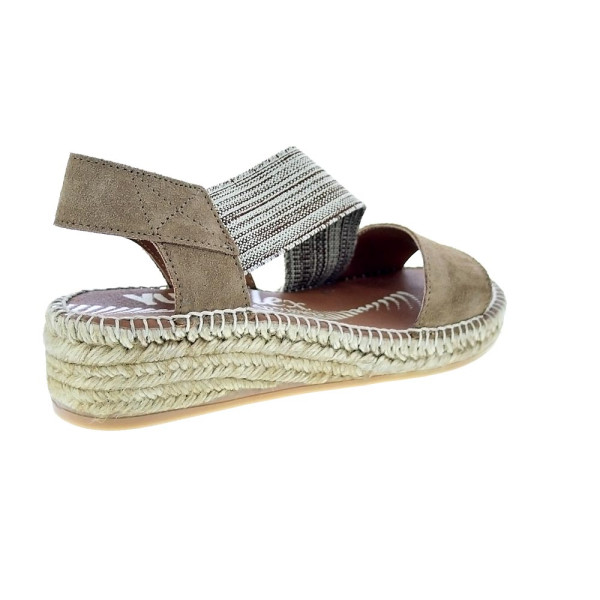 Alpargatas Viguera zapatos Mujer modelo Vitelo Marrón 