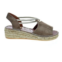 Alpargatas Viguera zapatos Mujer modelo Vitelo Marrón 