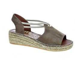 Alpargatas Viguera zapatos Mujer modelo Vitelo Marrón  2