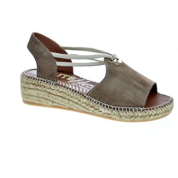 Alpargatas Viguera zapatos Mujer modelo Vitelo Marrón 