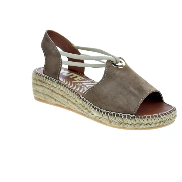 Alpargatas Viguera zapatos Mujer modelo Vitelo Marrón 