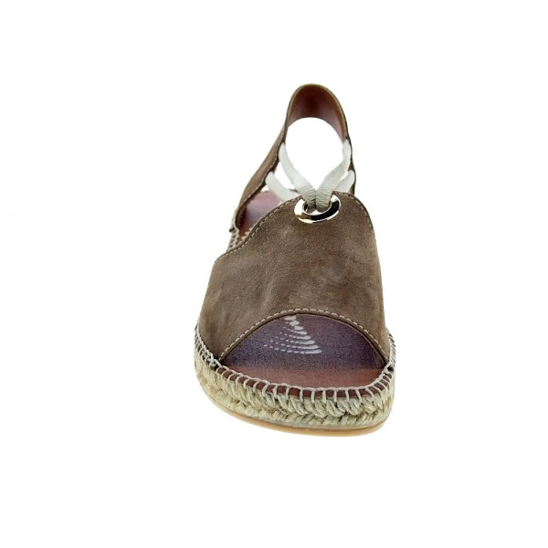 Alpargatas Viguera zapatos Mujer modelo Vitelo Marrón 