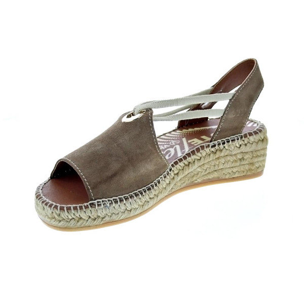 Alpargatas Viguera zapatos Mujer modelo Vitelo Marrón 