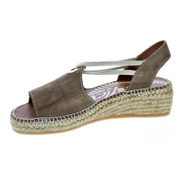 Alpargatas Viguera zapatos Mujer modelo Vitelo Marrón 