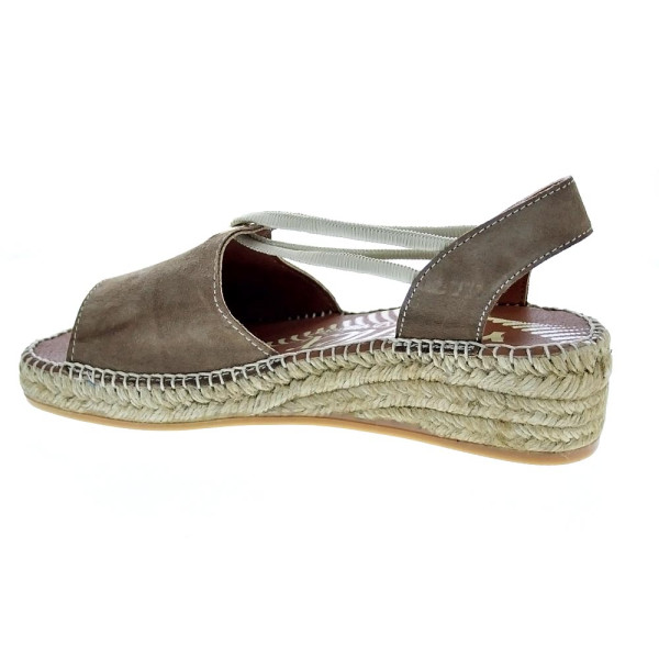 Alpargatas Viguera zapatos Mujer modelo Vitelo Marrón 