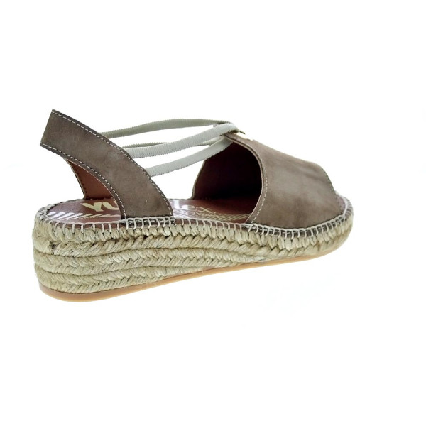 Alpargatas Viguera zapatos Mujer modelo Vitelo Marrón 