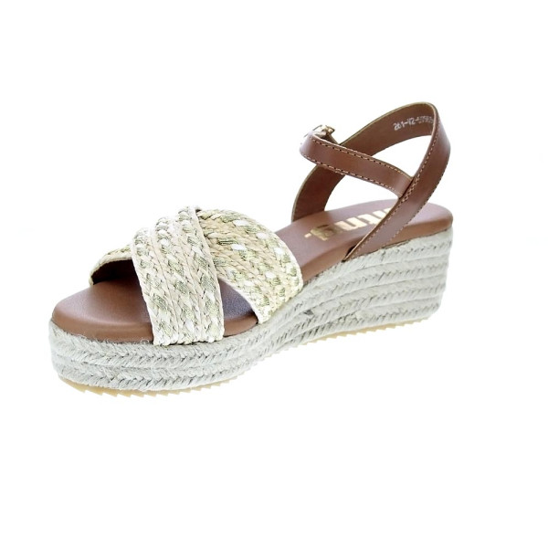 Sandalias Mtng zapatos Mujer modelo Lita Beige 