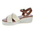 Sandalias Mtng zapatos Mujer modelo Lita Beige 