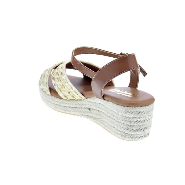 Sandalias Mtng zapatos Mujer modelo Lita Beige 