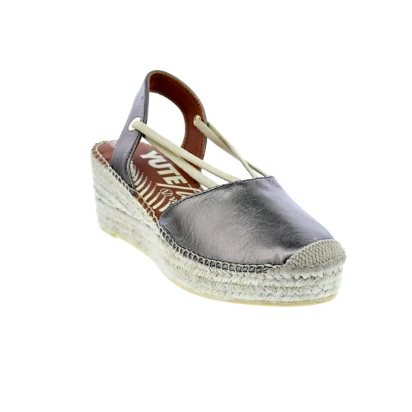 Alpargatas Viguera zapatos Mujer modelo Elista Plata 