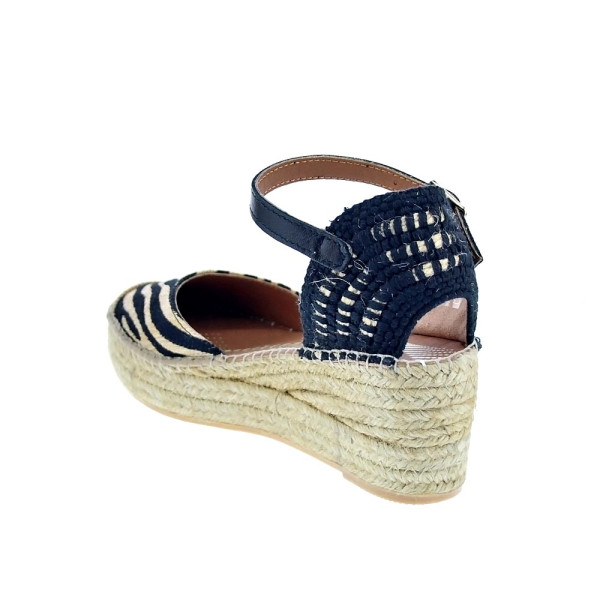 Alpargatas Viguera zapatos Mujer modelo Cebra Negro 