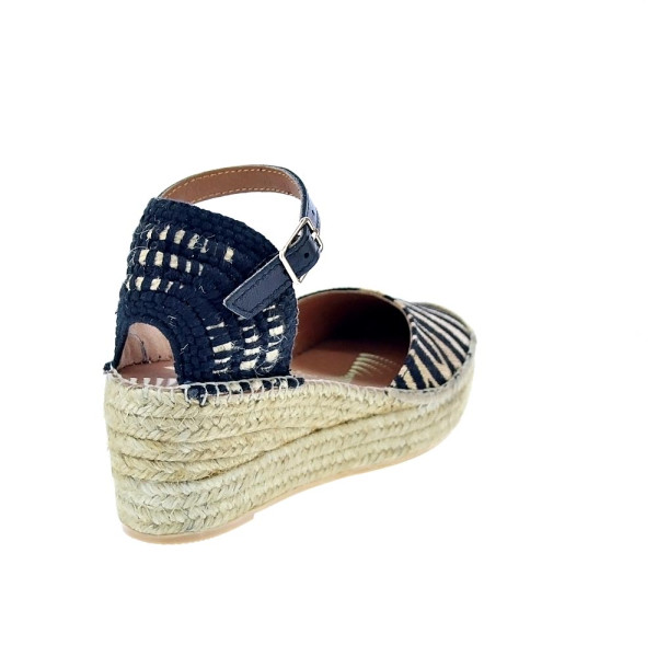 Alpargatas Viguera zapatos Mujer modelo Cebra Negro 