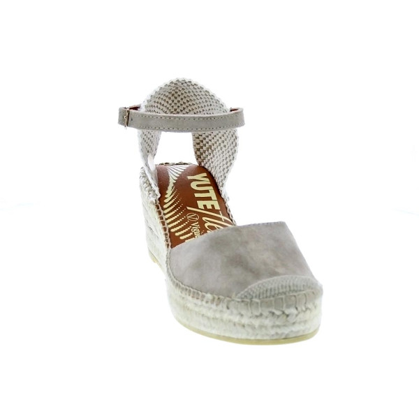 Alpargatas Viguera zapatos Mujer modelo Vitelo Beige 