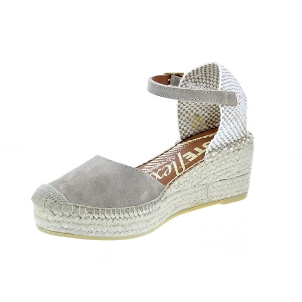 Alpargatas Viguera zapatos Mujer modelo Vitelo Beige 