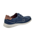 Mocasines Imac zapatos Hombre modelo 101260 Azul Cordón
