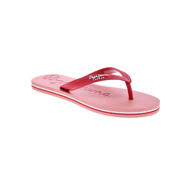 Chanclas Pepe Jeans zapatos Mujer modelo Bay Beach Rojo 