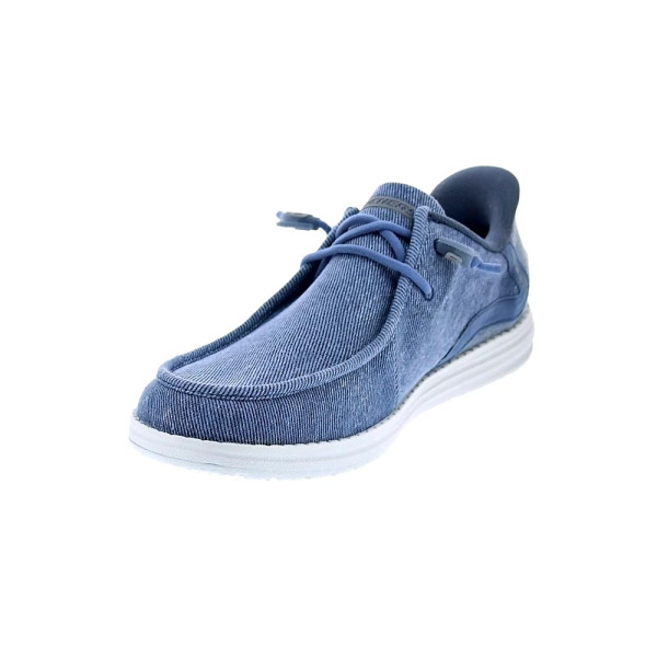 Mocasines Skechers zapatos Hombre modelo Relaxed Fid Melson Azul 