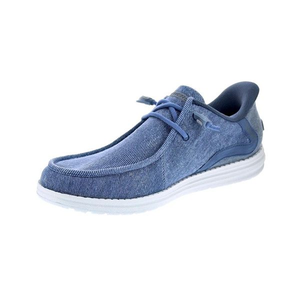 Mocasines Skechers zapatos Hombre modelo Relaxed Fid Melson Azul 