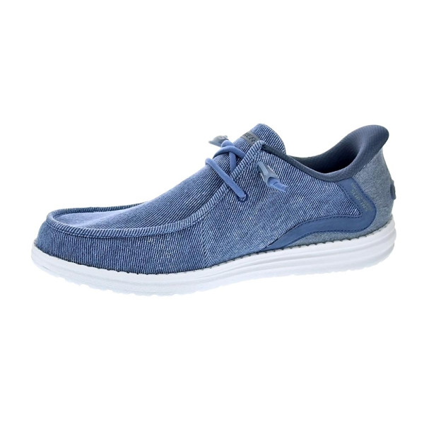 Mocasines Skechers zapatos Hombre modelo Relaxed Fid Melson Azul 