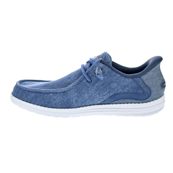 Mocasines Skechers zapatos Hombre modelo Relaxed Fid Melson Azul 