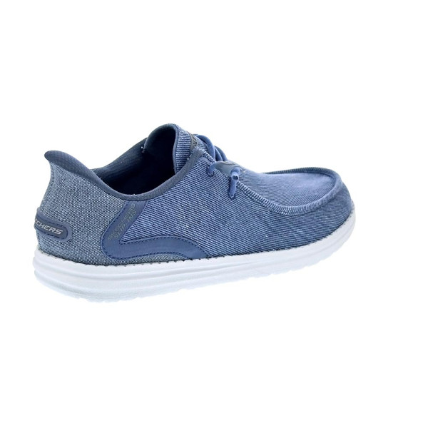 Mocasines Skechers zapatos Hombre modelo Relaxed Fid Melson Azul 