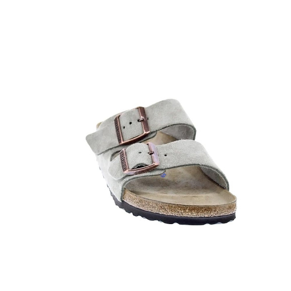 Sandalias Birkenstock zapatos Mujer modelo Arizon Gris 