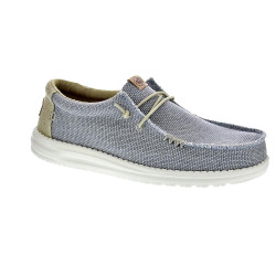 Mocasines Hey Dude zapatos Hombre modelo Wally Braided Verde  2