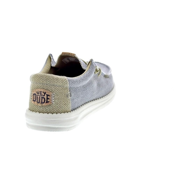 Mocasines Hey Dude zapatos Hombre modelo Wally Braided Verde 