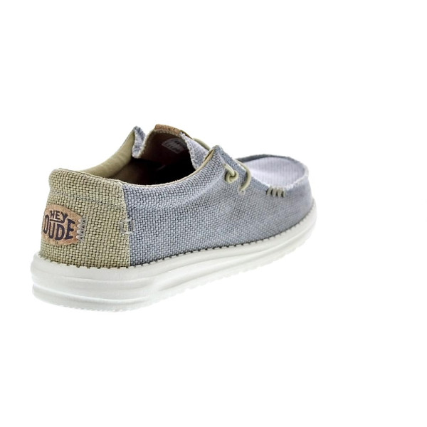 Mocasines Hey Dude zapatos Hombre modelo Wally Braided Verde 