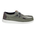 Mocasines Hey Dude zapatos Hombre modelo Wally Braided Verde 