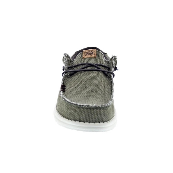 Mocasines Hey Dude zapatos Hombre modelo Wally Braided Verde 