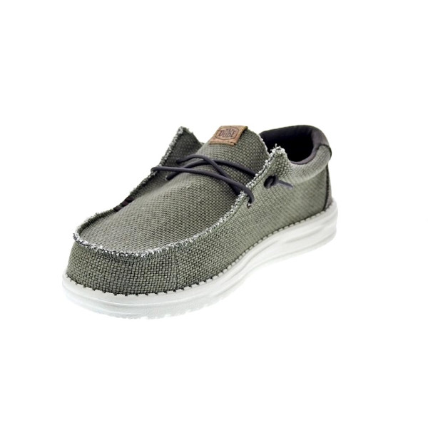 Mocasines Hey Dude zapatos Hombre modelo Wally Braided Verde 