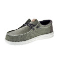 Mocasines Hey Dude zapatos Hombre modelo Wally Braided Verde 