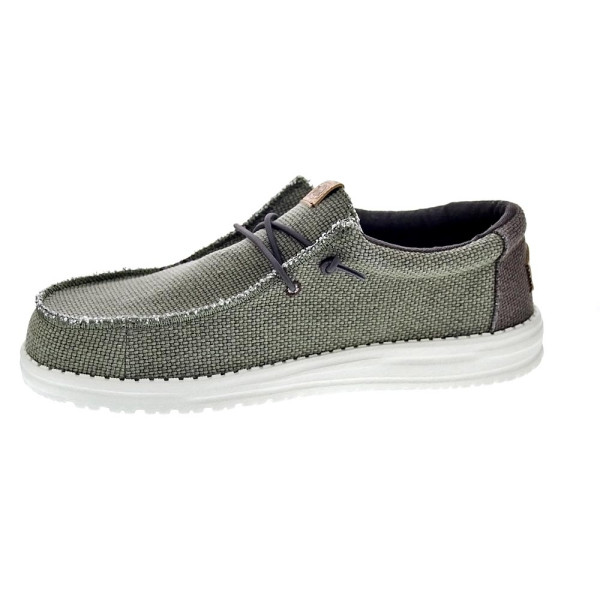 Mocasines Hey Dude zapatos Hombre modelo Wally Braided Verde 