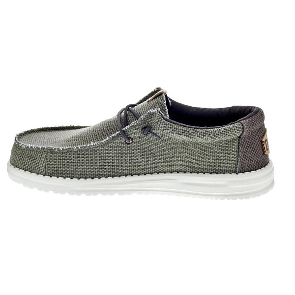 Mocasines Hey Dude zapatos Hombre modelo Wally Braided Verde 