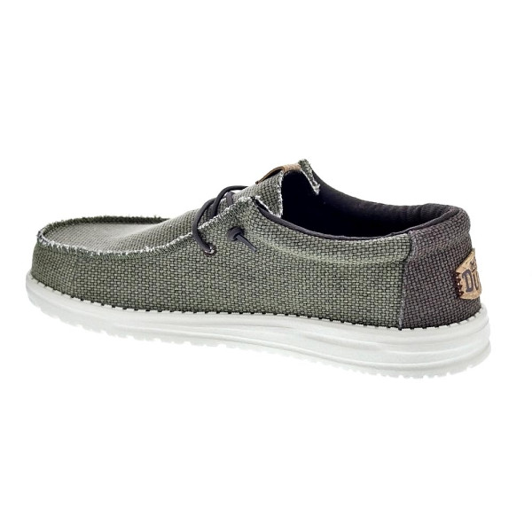 Mocasines Hey Dude zapatos Hombre modelo Wally Braided Verde 