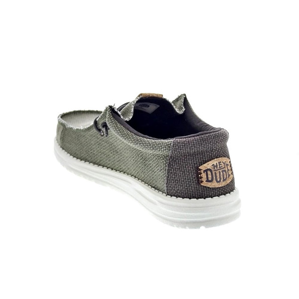 Mocasines Hey Dude zapatos Hombre modelo Wally Braided Verde 