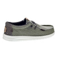 Mocasines Hey Dude zapatos Hombre modelo Wally Braided Verde 