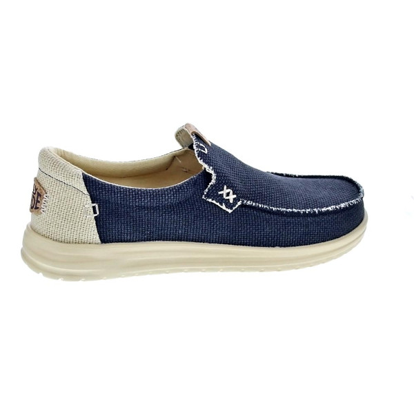 Mocasines Hey Dude zapatos Hombre modelo Mikka Braided Negro 