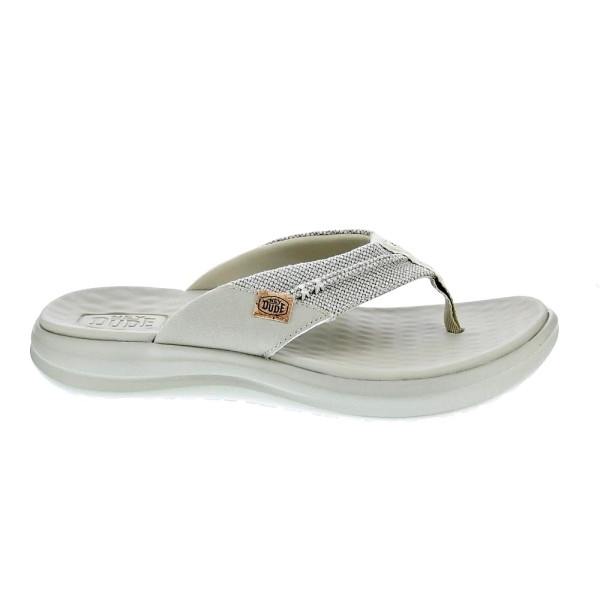 Sandalias Hey Dude zapatos Hombre modelo Finn Flip Blanco 