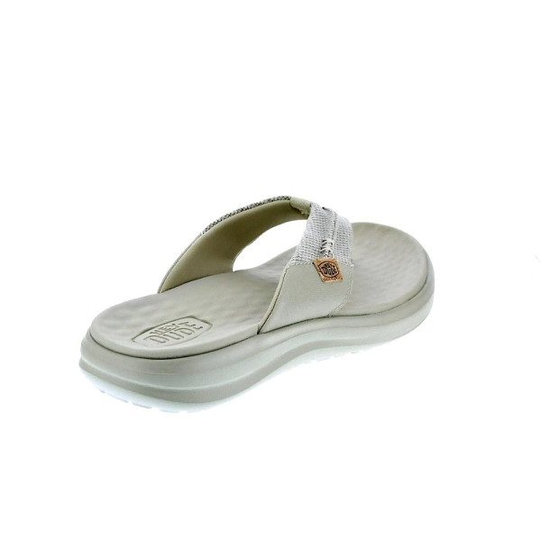 Sandalias Hey Dude zapatos Hombre modelo Finn Flip Blanco 