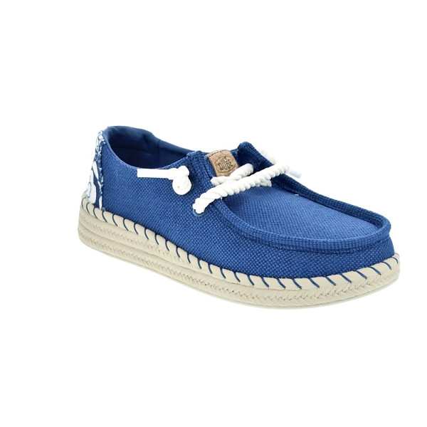 Mocasines Hey Dude zapatos Mujer modelo Wendy Espadrille Azul 