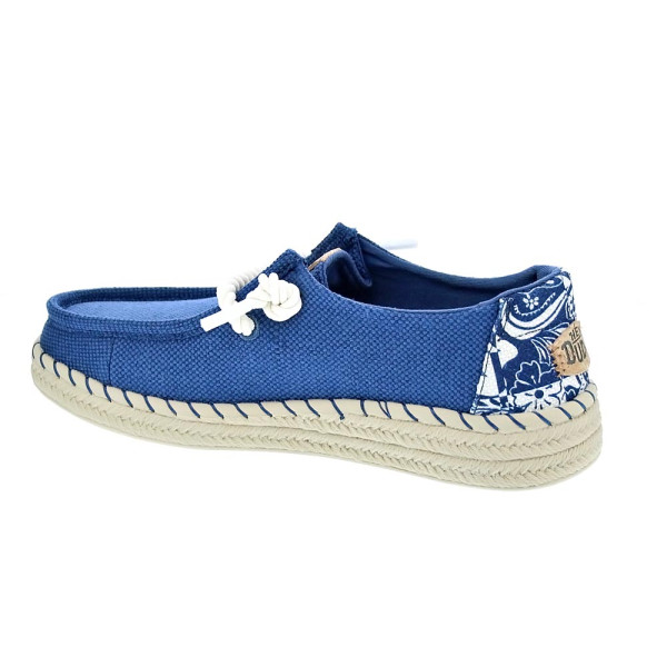 Mocasines Hey Dude zapatos Mujer modelo Wendy Espadrille Azul 