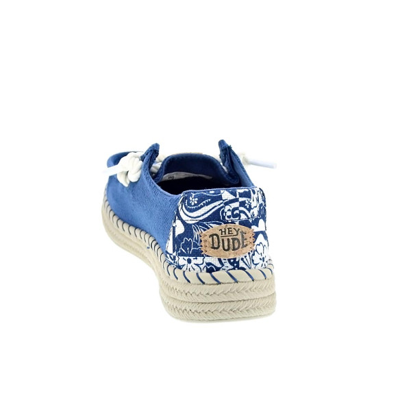 Mocasines Hey Dude zapatos Mujer modelo Wendy Espadrille Azul 