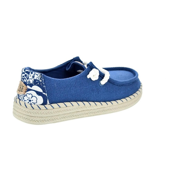 Mocasines Hey Dude zapatos Mujer modelo Wendy Espadrille Azul 