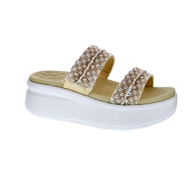 Sandalias Hey Dude zapatos Mujer modelo Austin Beige 