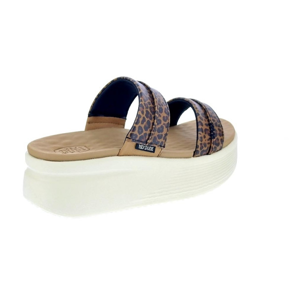 Sandalias Hey Dude zapatos Mujer modelo Austin Marrón 