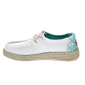 Mocasines Hey Dude zapatos Mujer modelo Wendy Espadrille Blanco 